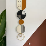 Modern Retro Wall Art - 68cm in length 10cm wide