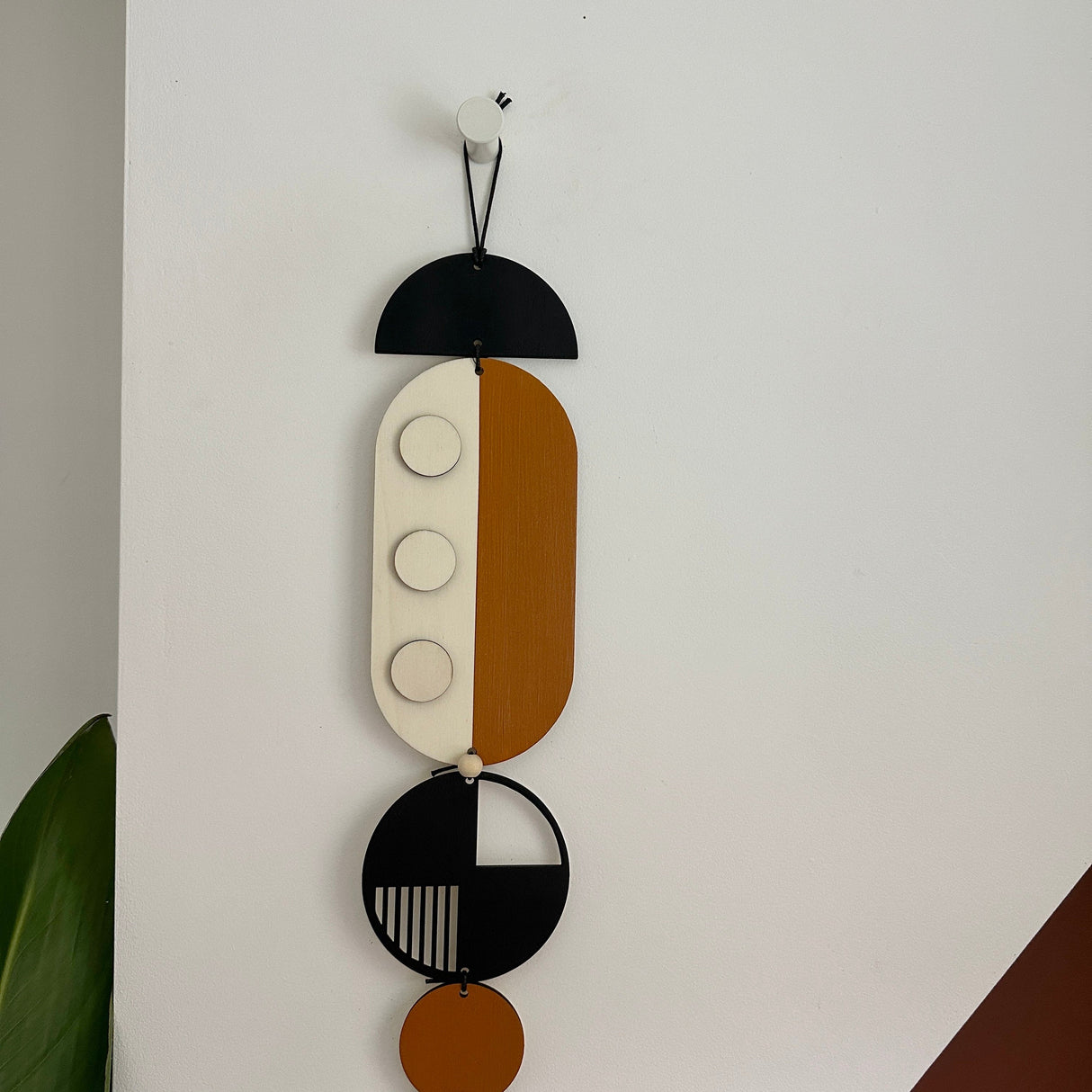 Modern Retro Wall Art - 68cm in length 10cm wide