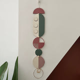 Modern Retro Geometric Wall Art | Wood Centrepiece Decor