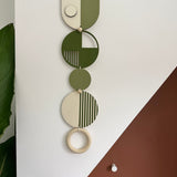 Green Geometric Modern Wall Art