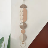 Neutral Modern Geometric Wall Art | Pink Minimal Home Decor