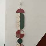 Modern Retro Geometric Wall Art | Wood Centrepiece Decor