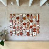 Rich Modern Wood Wall Art | Large Centrepiece Wall Hanging Decor