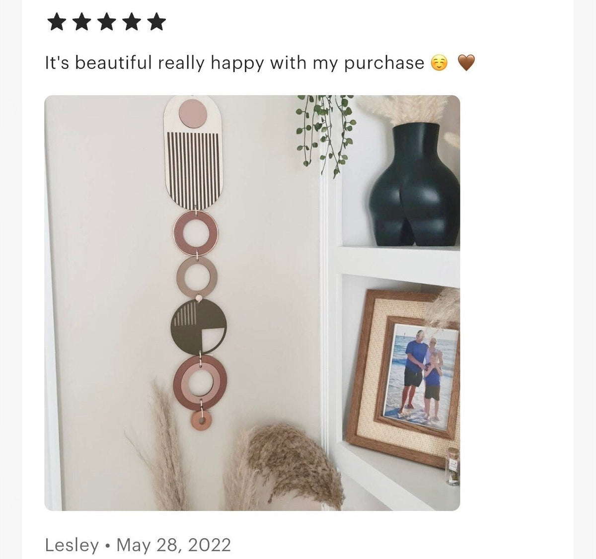 Brown Modern Wall Art - Geometric Earthy Tones Art