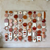 Rich Modern Wood Wall Art | Large Centrepiece Wall Hanging Decor