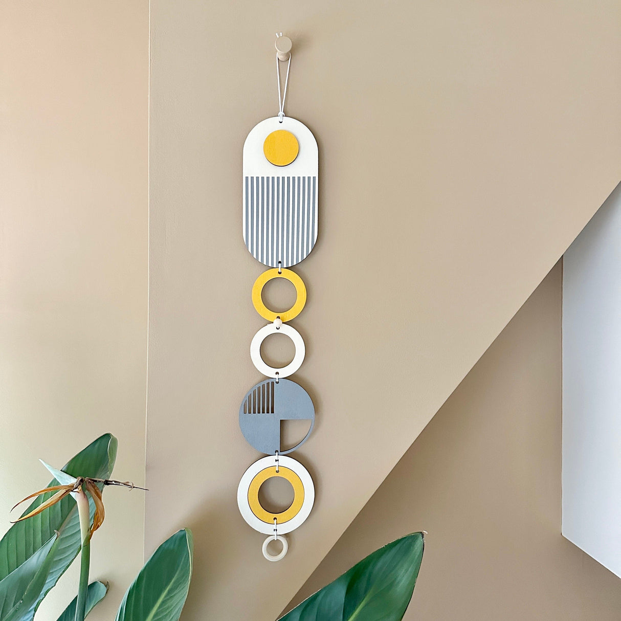 Yellow & Grey Wall Hanging