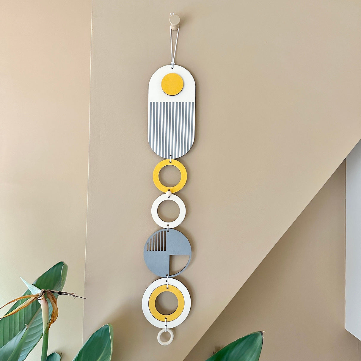 Yellow & Grey Wall Hanging
