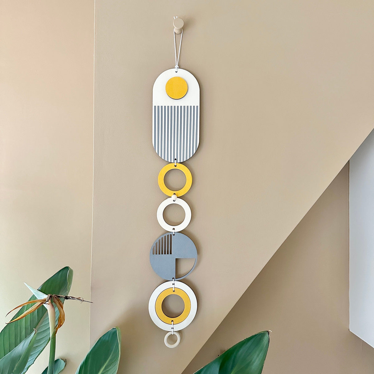 Yellow & Grey Wall Hanging