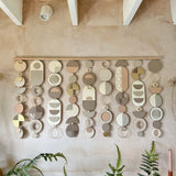 Beachy Modern Geometric Wood Wall Art