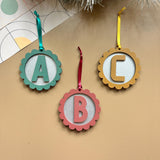 Personalised Scalloped Christmas Ornament – Decoration Gift
