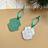 Silver Christmas Ornament Set - Tree Decorations & Festive Decor