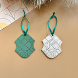 Silver Christmas Ornament Set - Tree Decorations & Festive Decor
