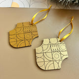 Gold Christmas Ornament Set - Tree Decorations & Festive Décor