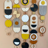 Eccentric Abstract Narrow Feature Wall Art
