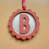 Personalised Scalloped Christmas Ornament – Decoration Gift