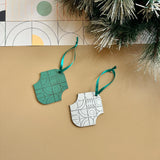 Silver Christmas Ornament Set - Tree Decorations & Festive Decor