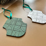 Silver Christmas Ornament Set - Tree Decorations & Festive Decor