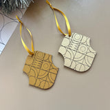 Gold Christmas Ornament Set - Tree Decorations & Festive Décor