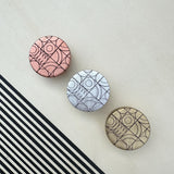 Geometric Pattern Decorative Wall Wooden Hook