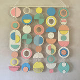 Living Room Wall Decor/Sculpture - Colourful Geometric Decor