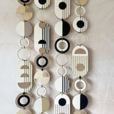 Long Geometric Wall Art – Modern Hanging Art Statement