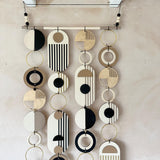 Long Geometric Wall Art – Modern Hanging Art Statement