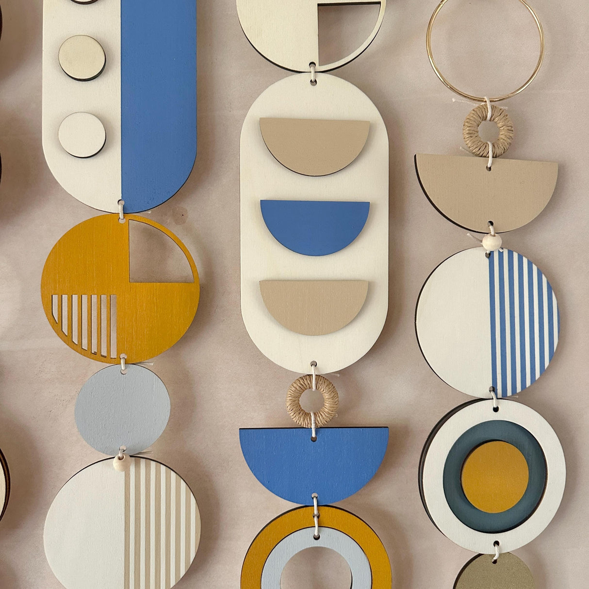 Large Abstract Wood Wall Art – Wooden Hanging Décor
