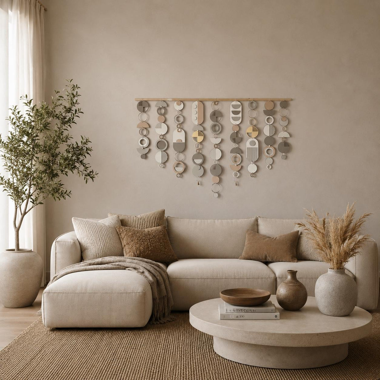 Modern Geometric Wall Art | Large Centrepiece Big Wall Decor