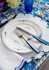 Casa by Josephine Jenno Blue White Napkins - Set of 4