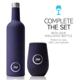 Sup drinkware Insulated Wine Tumbler Soft Navy