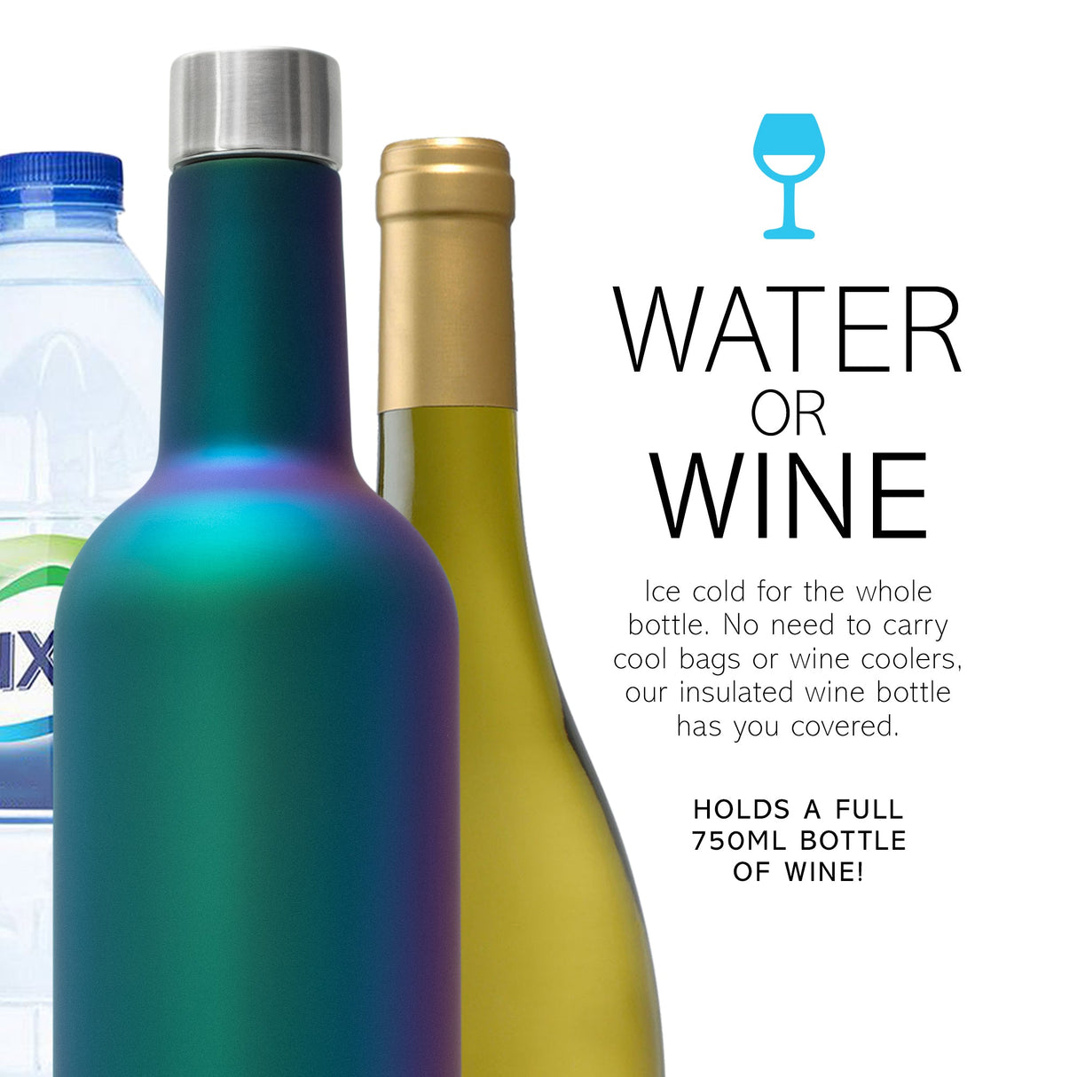 Sup drinkware Insulated Wine Bottle Galaxy