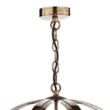 Pagazzi Inga 3 Light Petrol Copper Pendant Ceiling Light