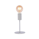 Pagazzi Innes Polished Chrome and Grey Table Lamp