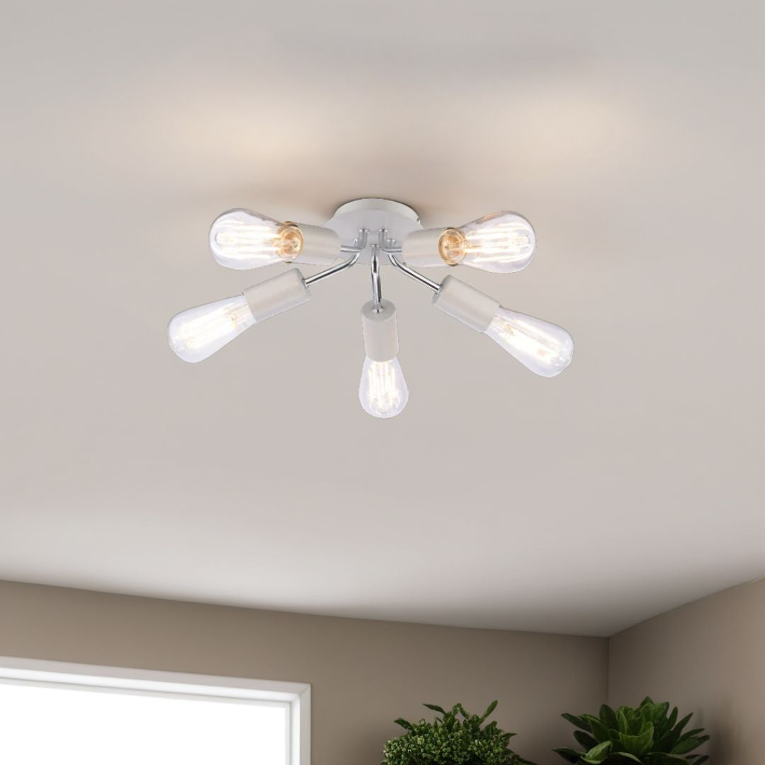Pagazzi Innes 5 Light Semi-Flush Ceiling Light