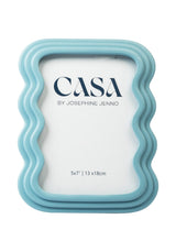 Casa by Josephine Jenno Ivy Blue Ripple Photo Frame 7x5
