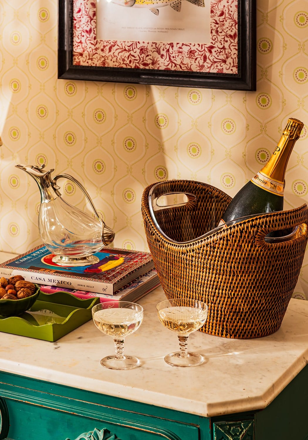 Casa by Josephine Jenno Jane's Woven Rattan Wine & Champagne Bucket