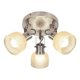 Pagazzi Jaron Polished Chrome & Glass 3-Light Spotlight