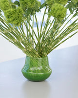 Lowlands Design Marco Jungle Green Glass Orchid Pot
