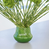 Lowlands Design Marco Jungle Green Glass Orchid Pot