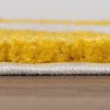 The Rugs Joli Geometric Yellow White Rug