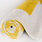 The Rugs Joli Geometric Yellow White Rug