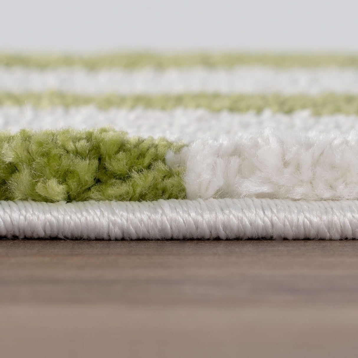 The Rugs Joli Geometric Green & White Rug