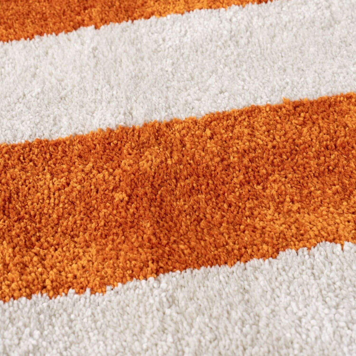 The Rugs Joli Geometric Orange & White Rug