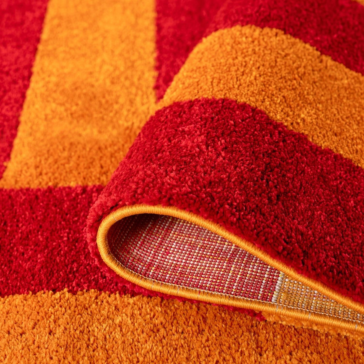 The Rugs Joli Geometric Red & Orange Rug