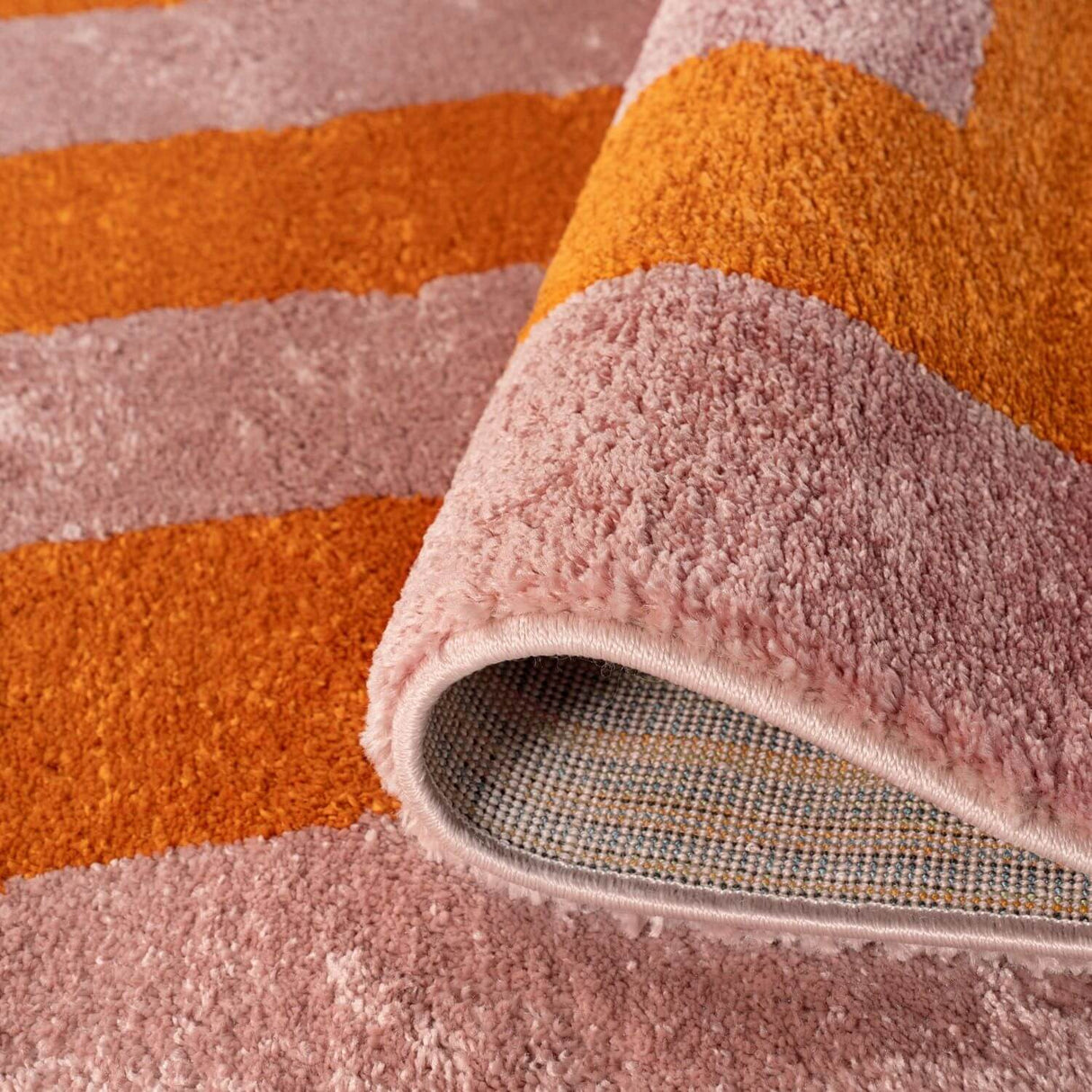 The Rugs Joli Geometric Orange & Pink Rug