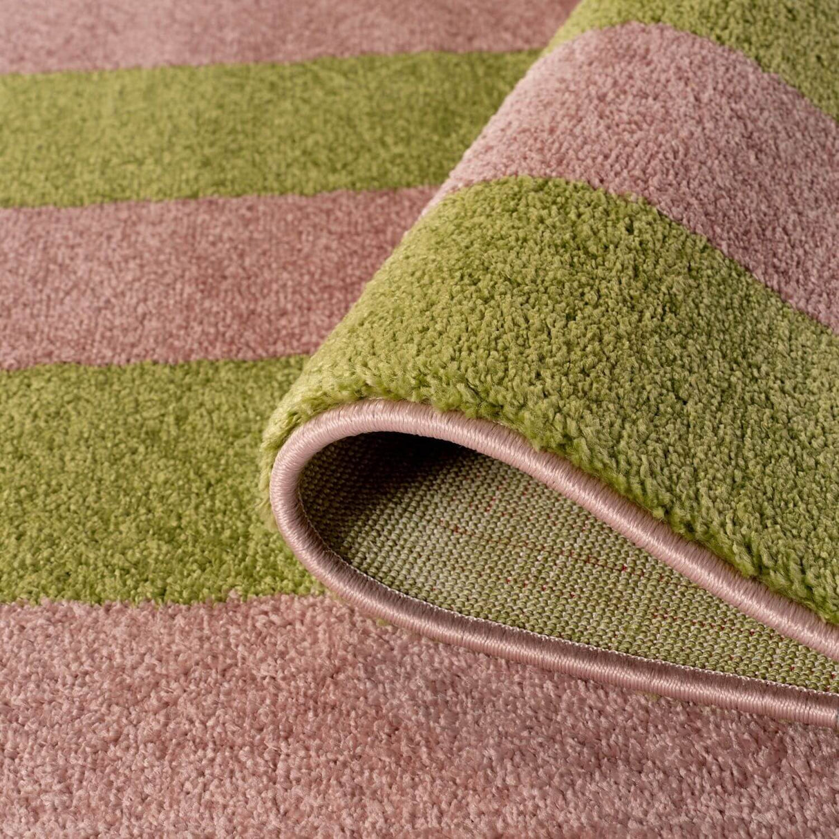 The Rugs Joli Geometric Green & Pink Rug