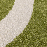 The Rugs Joli Wave Green & White Rug