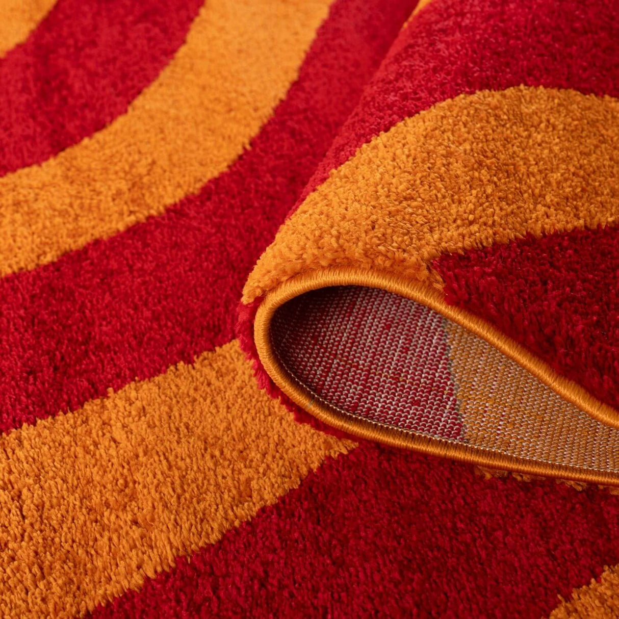The Rugs Joli Wave Red Orange Rug