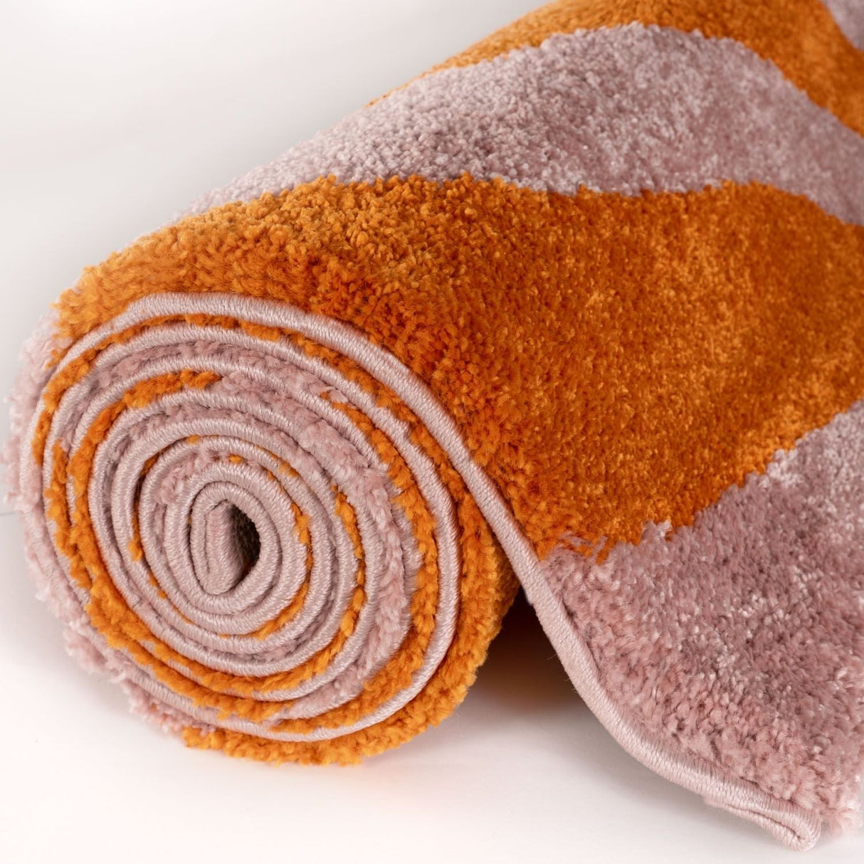 The Rugs Joli Wave Orange Pink Rug