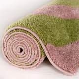 The Rugs Joli Wave Green & Pink Rug